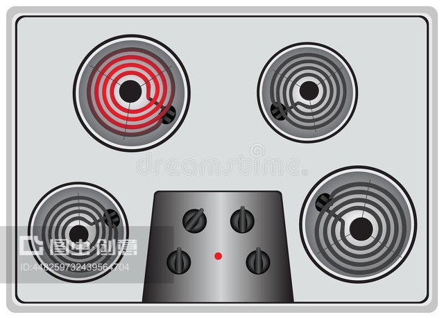 一个加热器打开One heater is turned on