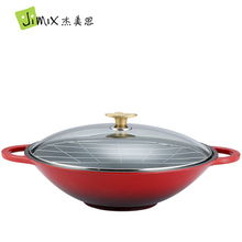 铸铁传承与现代烹饪的融合 杰美思34cm无油烟铸铁炒锅深度体验